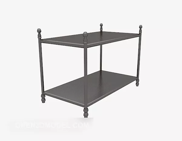 Black Side Cabinet 3d model Black Side Cabinet 3d model