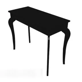 Black Side Table Furniture 3d model