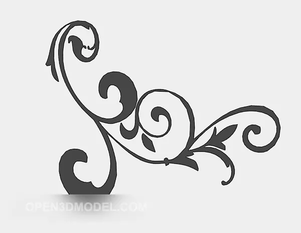 Maple Leaf Artwork Furniture 3d model
