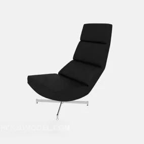 Black Adjustable Office Chair 3d model