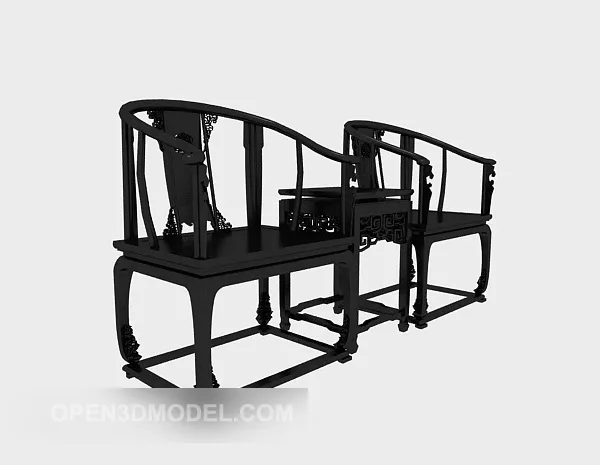Simple Lounge Chair Modernism 3d model