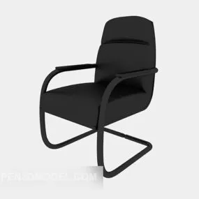 Black Boss Chair 3d model