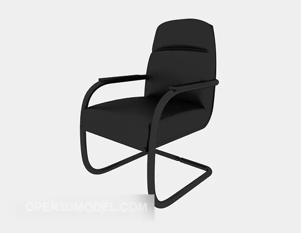 Black Boss Chair 3d model Black Boss Chair 3d model