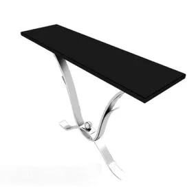 Black Wood Decorative Side Table 3d model