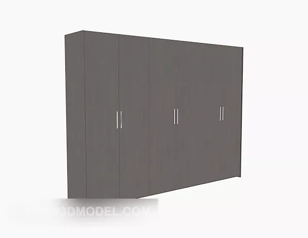 Wardrobe Vogue With Mirror 3d model