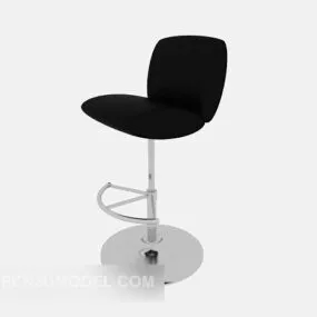 Black High Chair Furniture 3d model