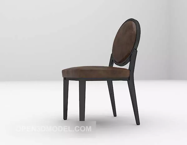 Black Home Chair Antique Style 3d model Black Home Chair Antique Style 3d model