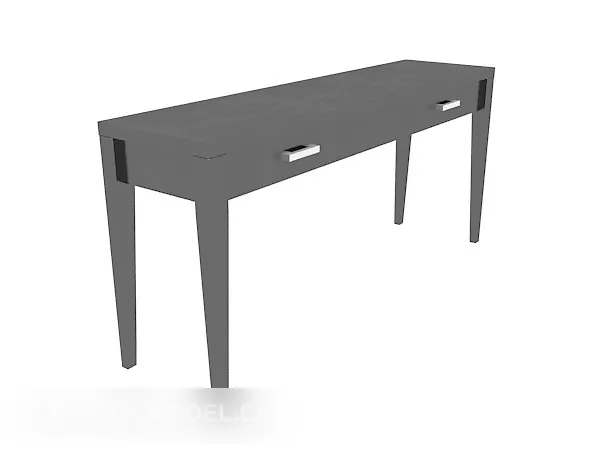 Black Home Minimalist Side Table 3d model Black Home Minimalist Side Table 3d model