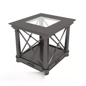 Black Home Side Table Coffee Table 3d model