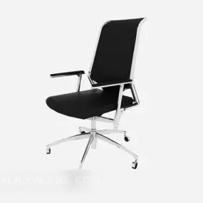 Black Home Style Lounge Chair 3d model