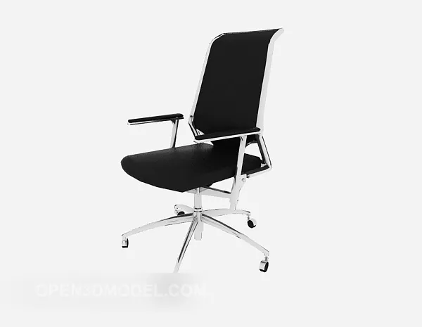 Curved Lounge Chair Roberti 3d model