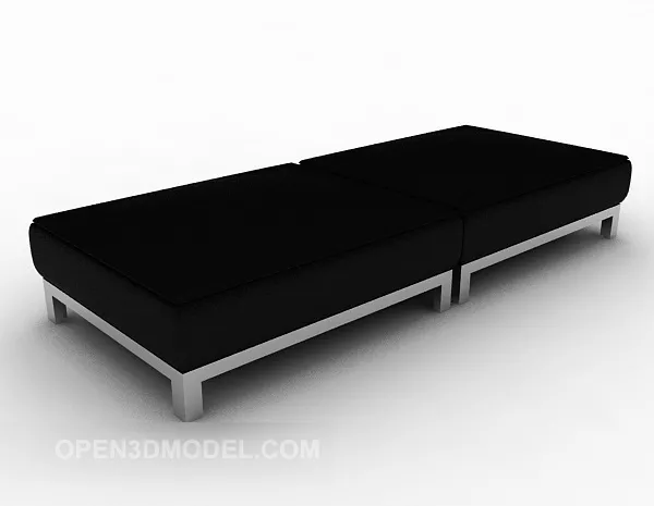 Vintage Stool Table Chinese Style 3d model