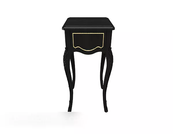 Black Small Side Table 3d model Black Small Side Table 3d model