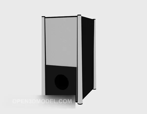 Black Square Speaker 3d model Black Square Speaker 3d model