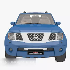 Blue Off-road Car 3d model