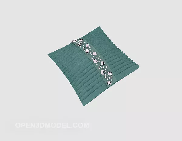 Blue Pillow Pattern 3d model Blue Pillow Pattern 3d model