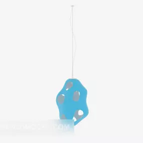Blue Chandelier Modern 3d model