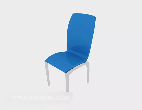 Blue Modern Lounge Chair 3d model Blue Modern Lounge Chair 3d model