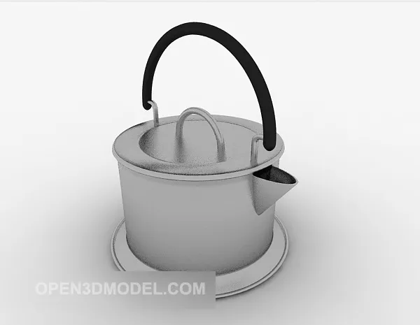 Boiling Kettle For Kitchen 3d model Boiling Kettle For Kitchen 3d model