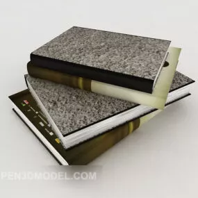 Book Notebook Stack 3d model