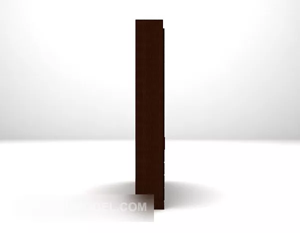 Bookcase Wooden Furniture 3d model Bookcase Wooden Furniture 3d model