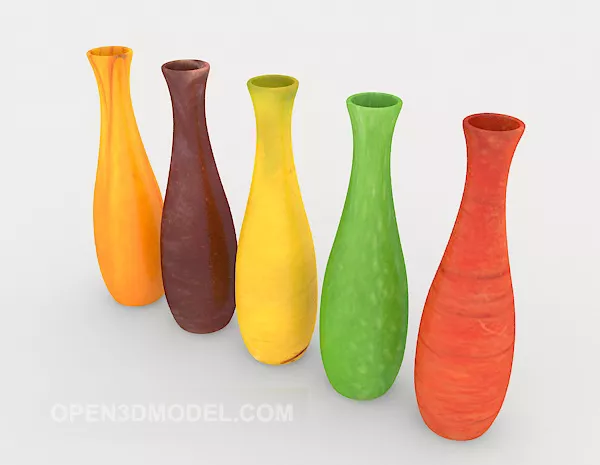 Plastic Water Bottle 350ml 3d model