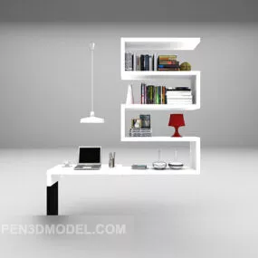 Work Bow Desk 3d model