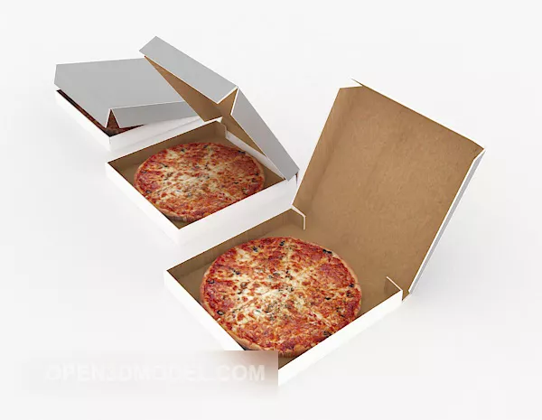 Boxed Pizza Free 3d Model - .Max - Open3dModel