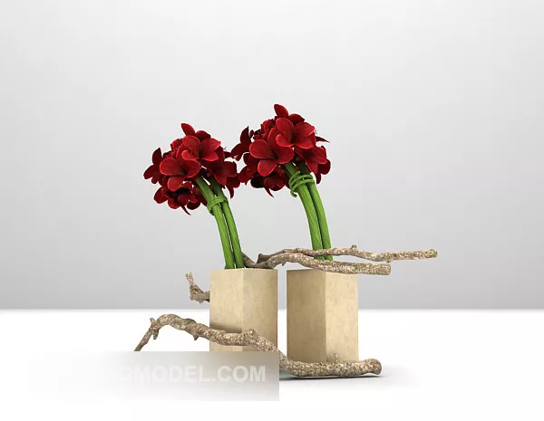 Luxury Gold Vase 3d model