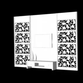 Wall Mdf Decorative Wall 3d model