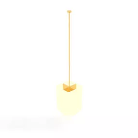 Bright Yellow Minimalist 3d model