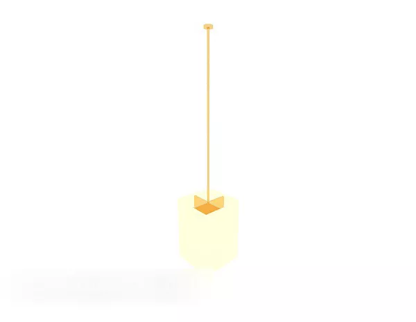 Bright Yellow Minimalist 3d model Bright Yellow Minimalist 3d model