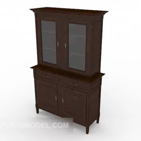Western Home Cupboard Furniture 3d model