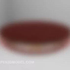 Brown Lamp Wooden 3d model