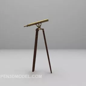 Brass Telescope 3d model