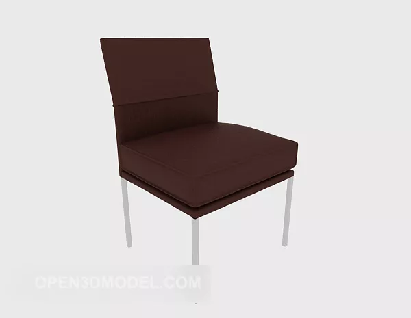Square Seat Upholstered 3d model