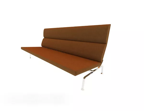 Small Coffee Bench 3d model
