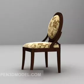 Vintage Brown Chair 3d model