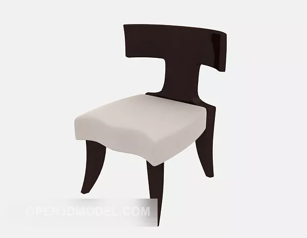 Curved Lounge Chair Roberti 3d model
