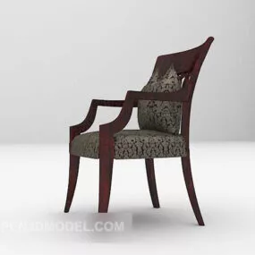 Vintage Brown Home Chair Furniture 3d model