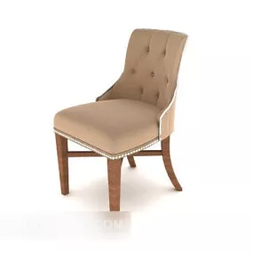 Brown Home Lounge Chair 3d model