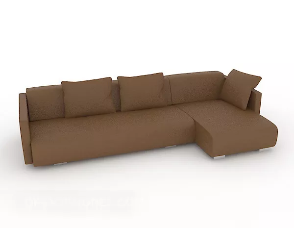 Brown Home Multi-seaters Sofa 3d model Brown Home Multi-seaters Sofa 3d model