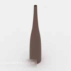 Brown Minimalist Vase 3d model
