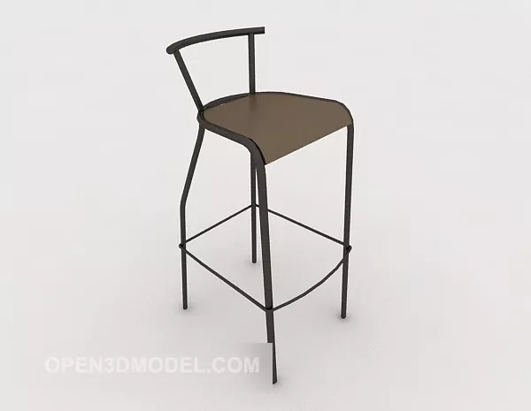 Bar Table With Chair 3d model