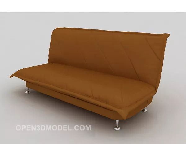 Brown Minimalist Multi-seaters Sofa 3d model Brown Minimalist Multi-seaters Sofa 3d model