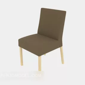 Brown Modern Home Chair 3d model