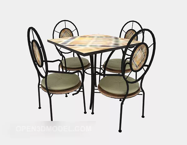 Restaurant Building Coffee Shop 3d model