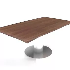 Brown Simple Coffee Table 3d model
