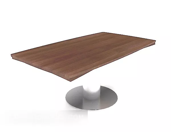 Brown Simple Coffee Table 3d model Brown Simple Coffee Table 3d model