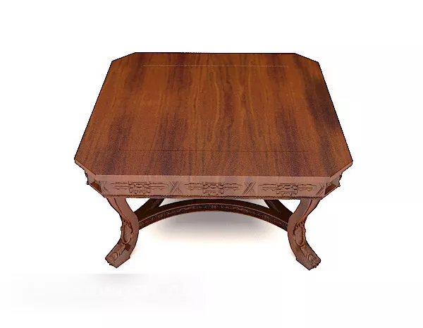 Brown Solid Wood Coffee Table Furniture V1 3d model Brown Solid Wood Coffee Table Furniture V1 3d model